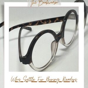 Stylish Round +1.50 Reading Glasses with Tortoise Shell Accents